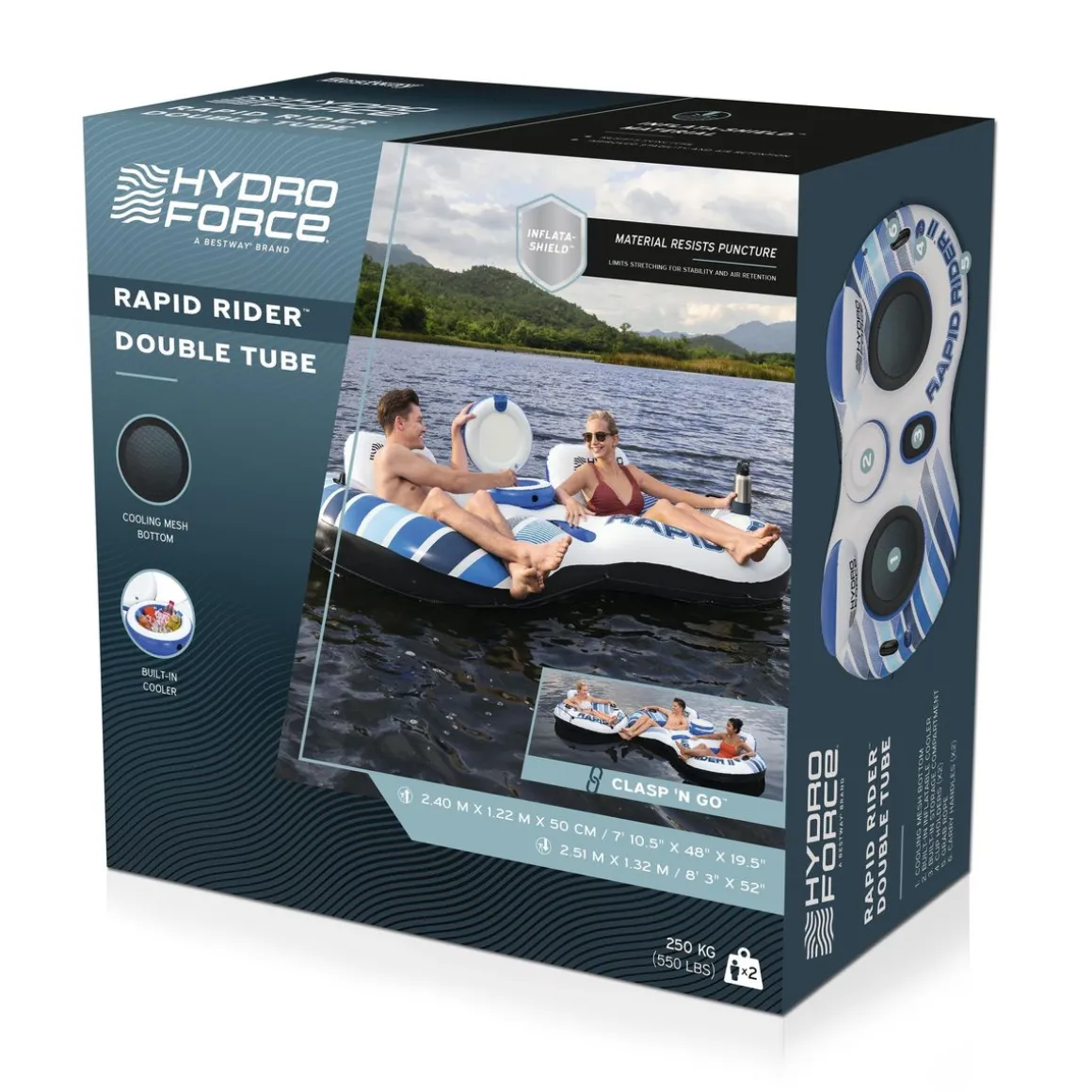 Schwimmring für 2 Personen Rapid Rider Double Tube