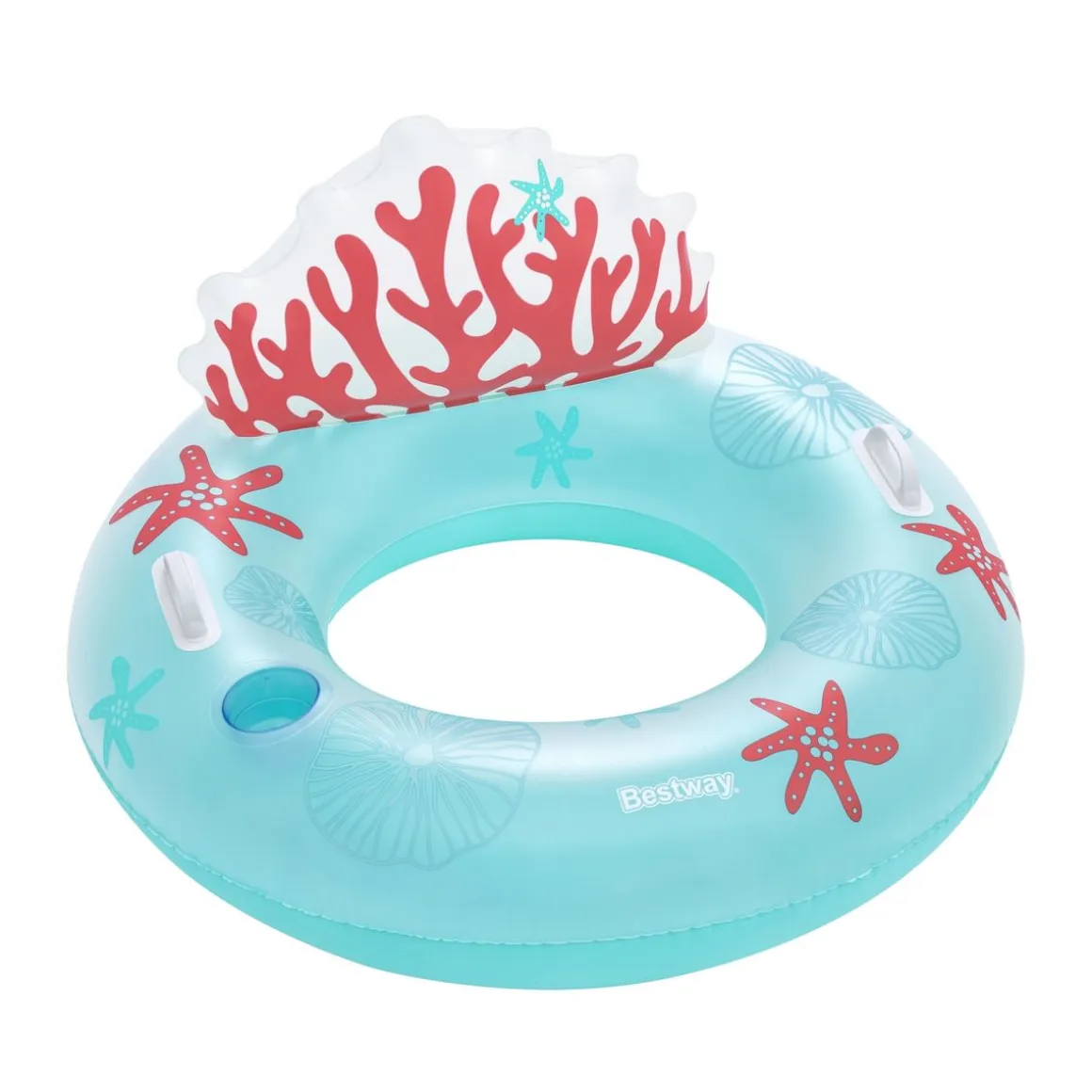Schwimmring mit Rückenlehne Coral Bliss 97 cm