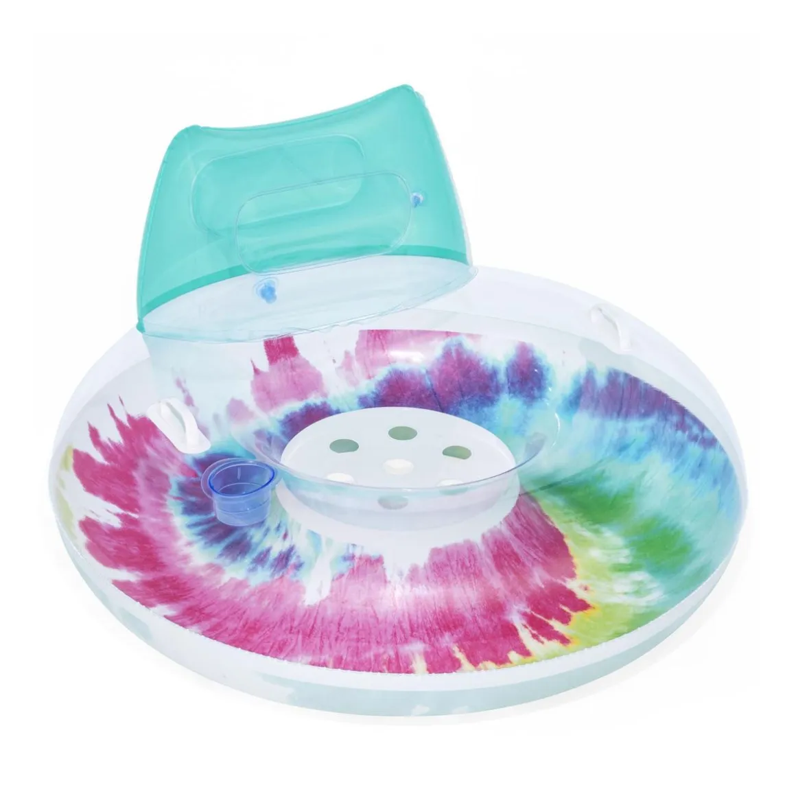 Schwimmring mit Rückenlehne Tie Dye 106 cm