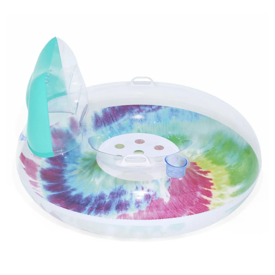 Schwimmring mit Rückenlehne Tie Dye 106 cm