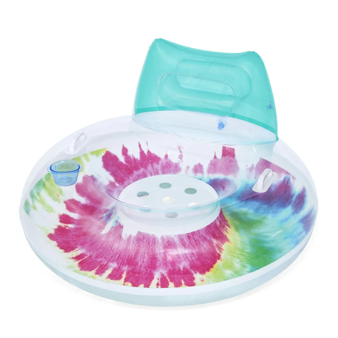 Schwimmring mit Rückenlehne Tie Dye 106 cm