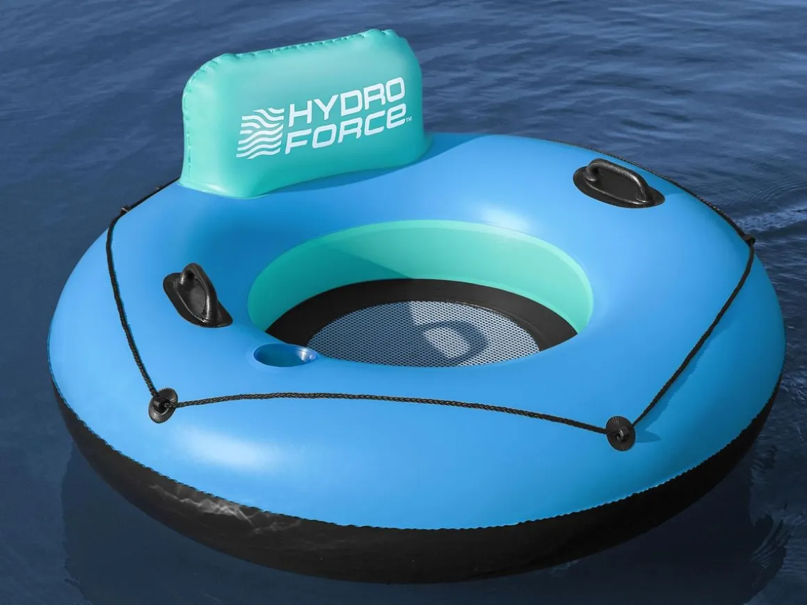 Schwimmring mit Rückenlehne White Cap Rider 122 cm