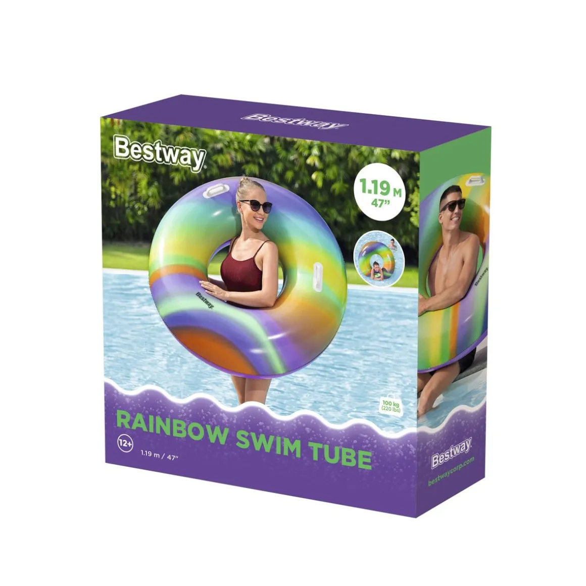 Schwimmring Rainbow 105 cm