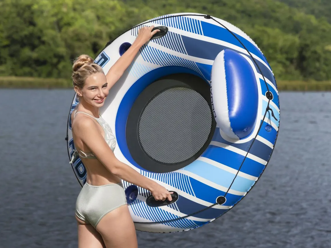 Schwimmring Sessel Rapid Rider 122 cm blau
