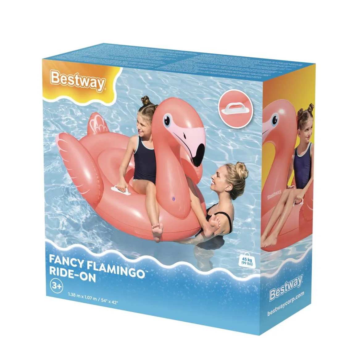 Schwimmtier Fancy Flamingo 128 x 110 x 87 cm