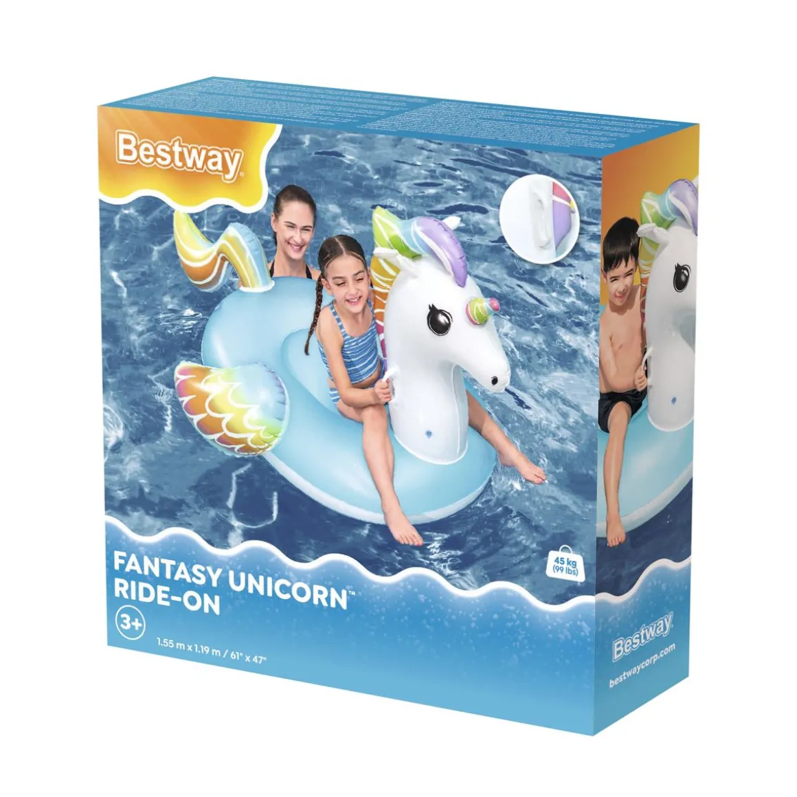 Schwimmtier Fantasy Unicorn 163 x 110 x 95 cm