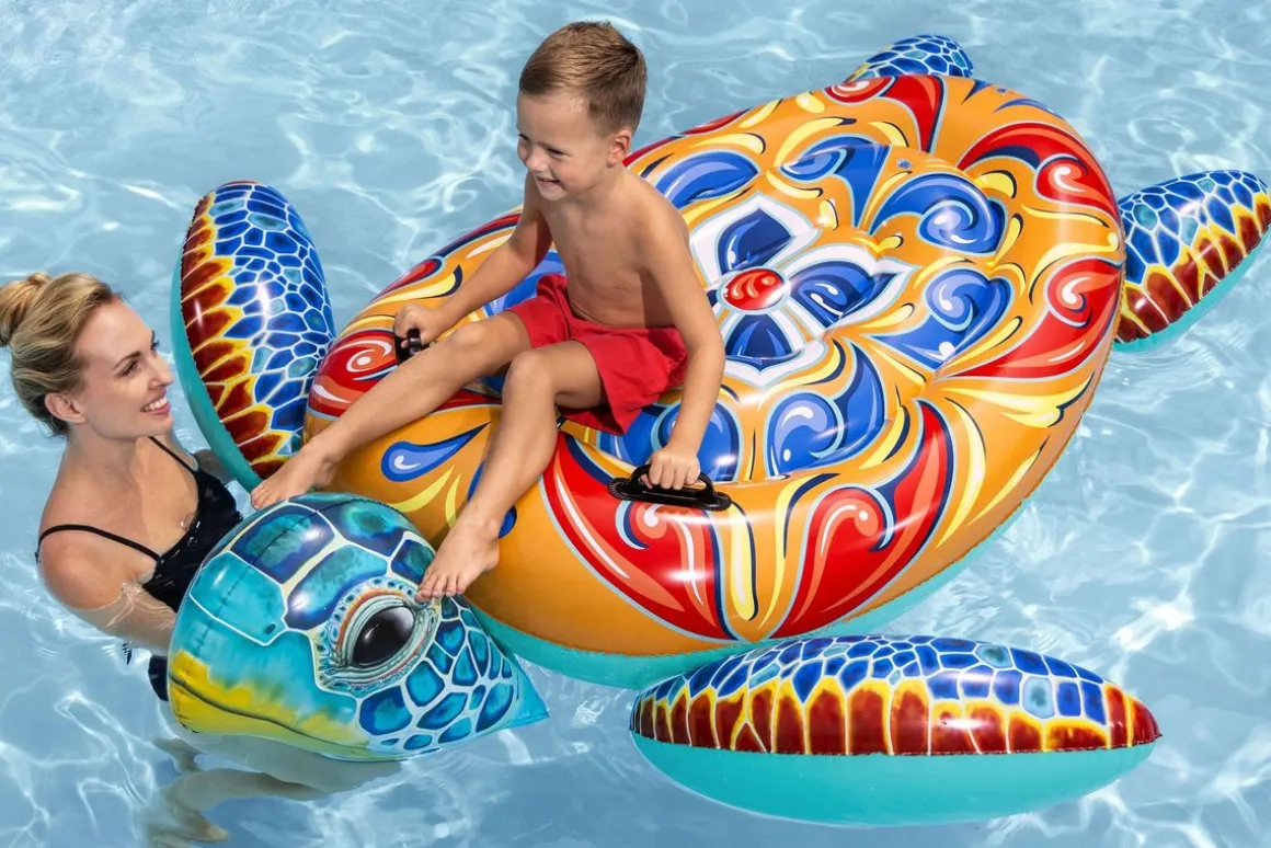 Schwimmtier Schildkröte Mediterranean Turtle 186 x 168 x 42 cm