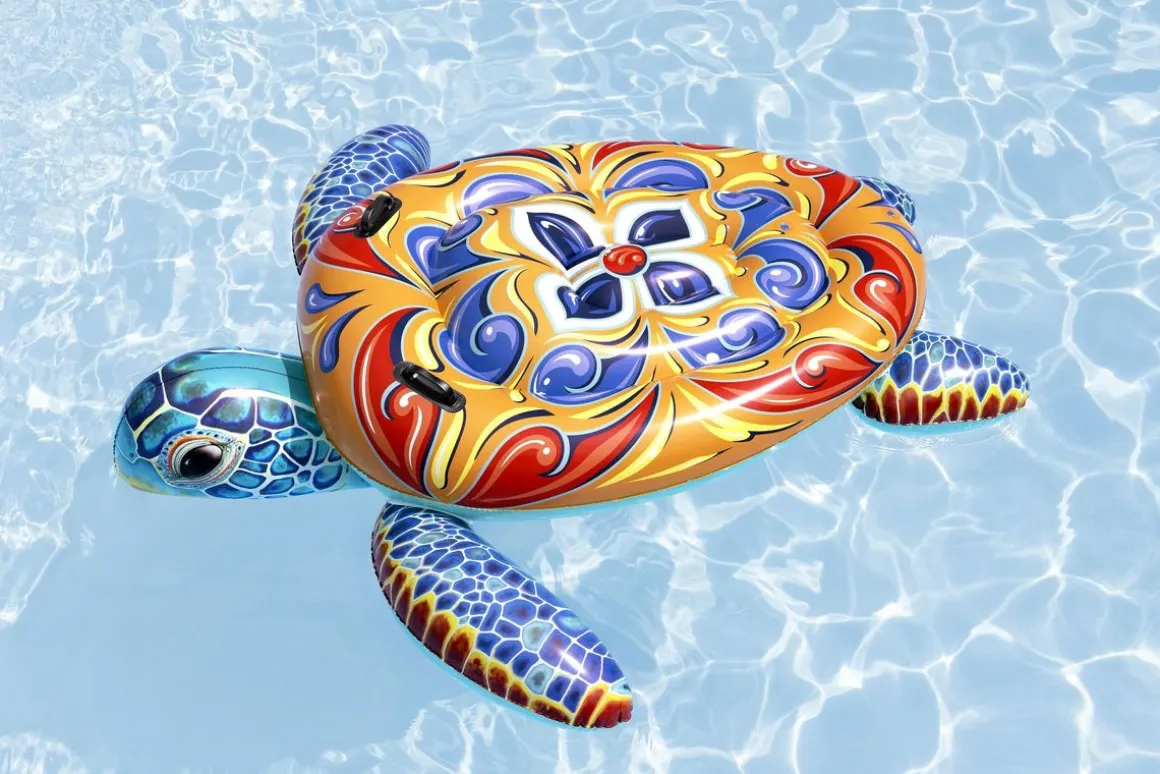 Schwimmtier Schildkröte Mediterranean Turtle 186 x 168 x 42 cm