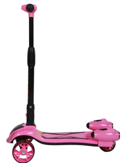 Scooter LED MUSIC Kids pink