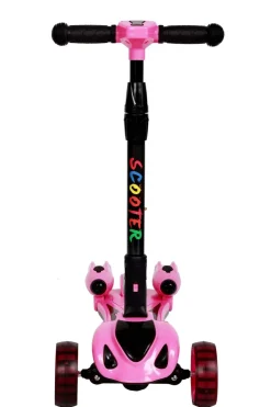Scooter LED MUSIC Kids pink
