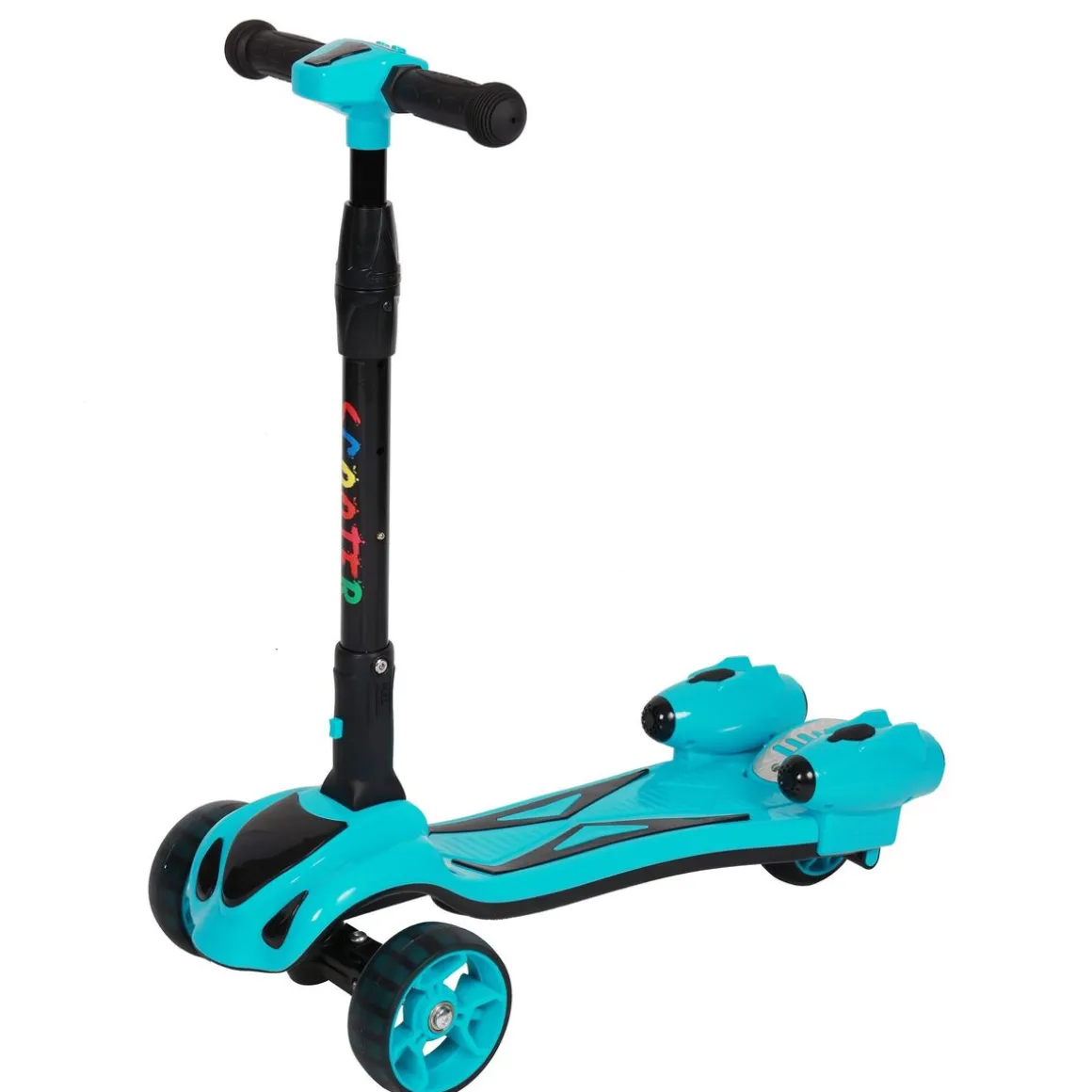 Scooter LED MUSIC Kids türkis