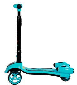 Scooter LED MUSIC Kids türkis