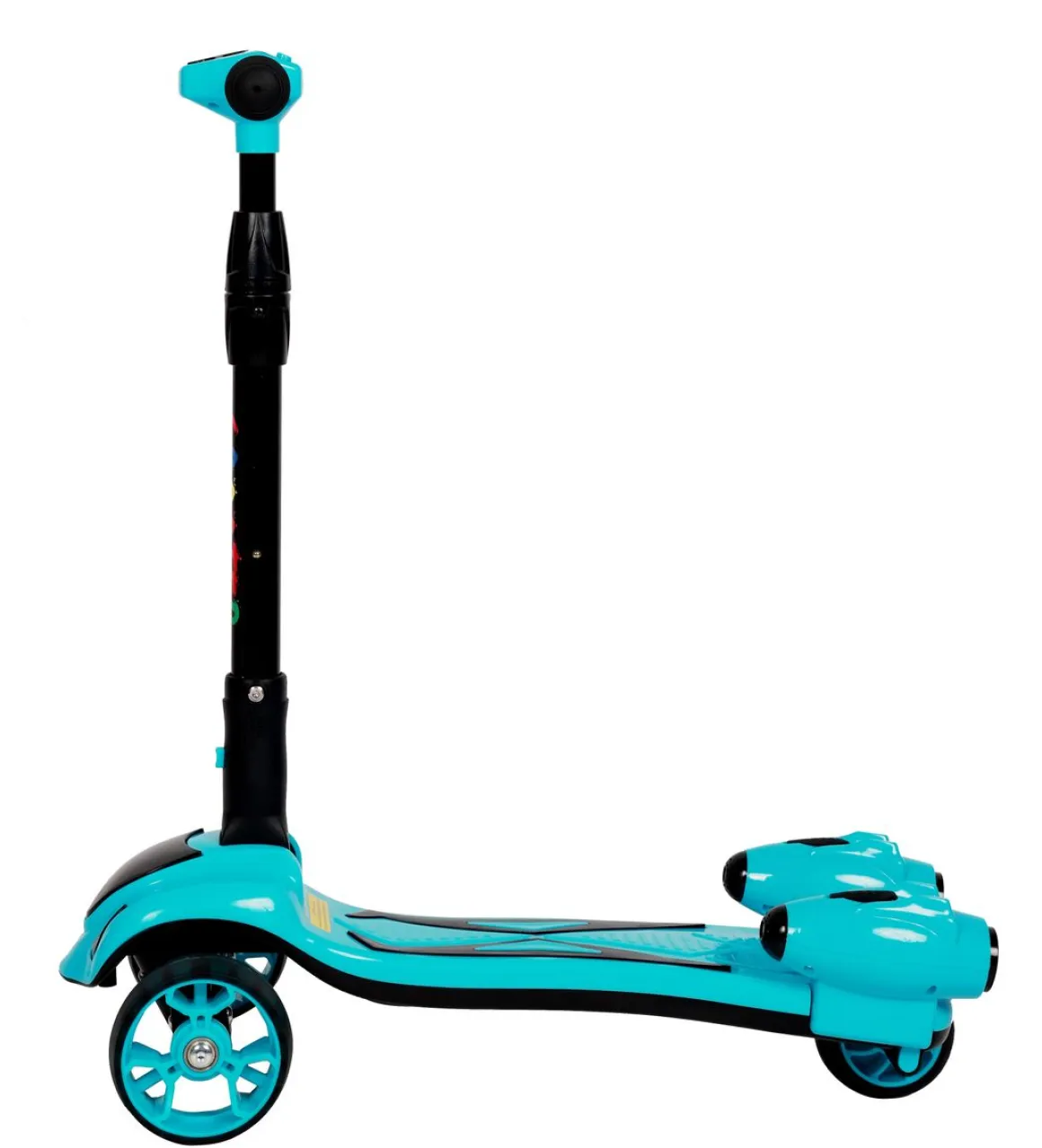 Scooter LED MUSIC Kids türkis