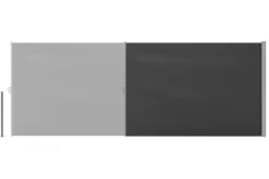 Seitenmarkise VIA 180 x 500 cm anthrazit
