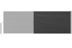 Seitenmarkise VIA 160 x 500 cm anthrazit