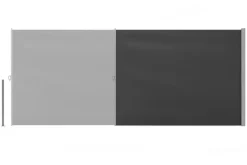 Seitenmarkise VIA 200 x 500 cm anthrazit