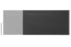 Seitenmarkise VIA 220 x 600 cm anthrazit