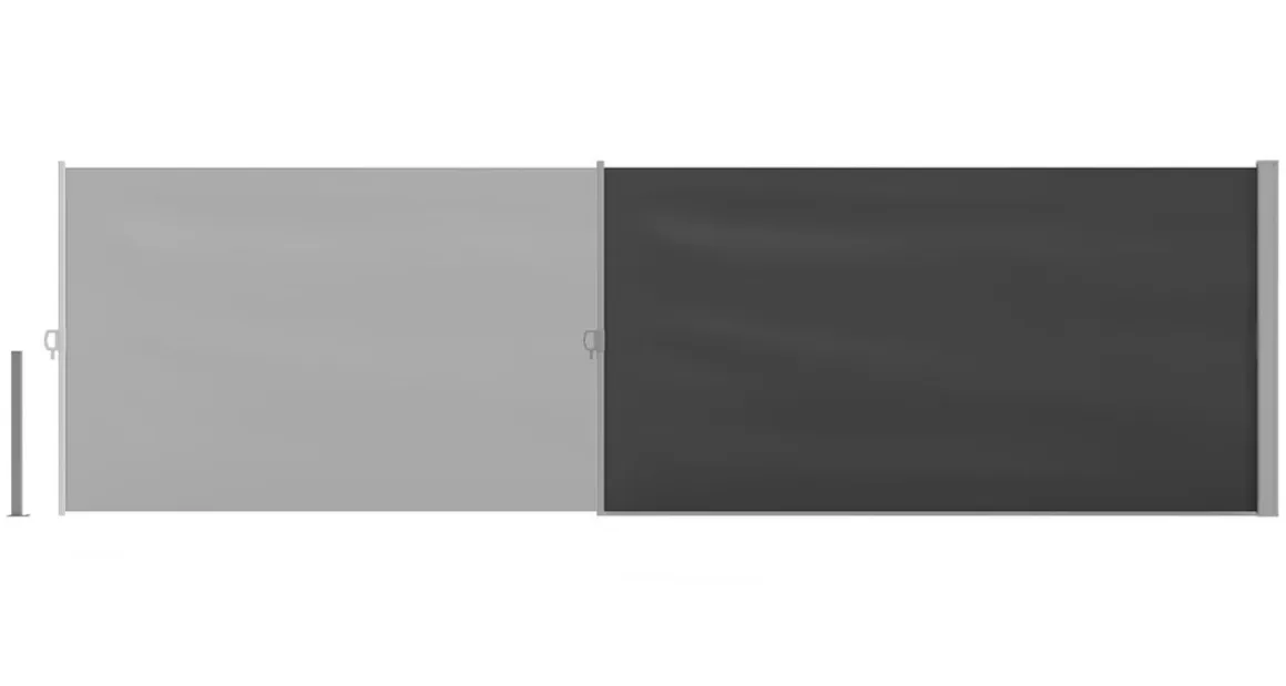 Seitenmarkise VIA 140 x 500 cm anthrazit