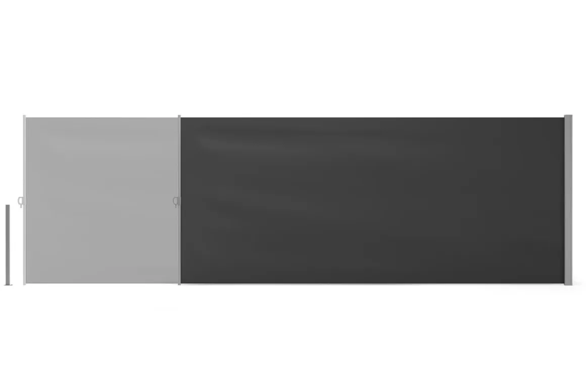 Seitenmarkise VIA 180 x 600 cm anthrazit