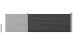 Seitenmarkise VIA 80 x 300 cm anthrazit