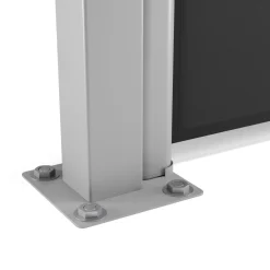 Seitenmarkise VIA 80 x 300 cm anthrazit