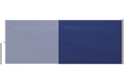 Seitenmarkise VIA 180 x 500 cm blau