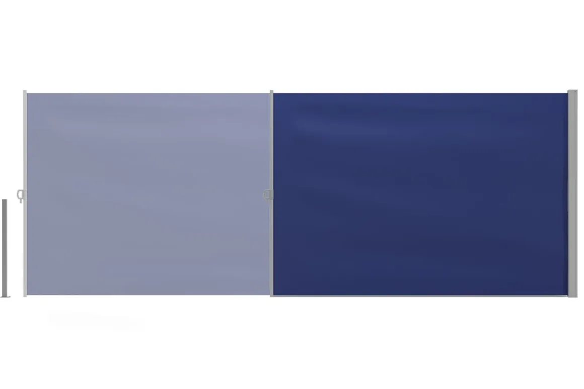 Seitenmarkise VIA 180 x 500 cm blau