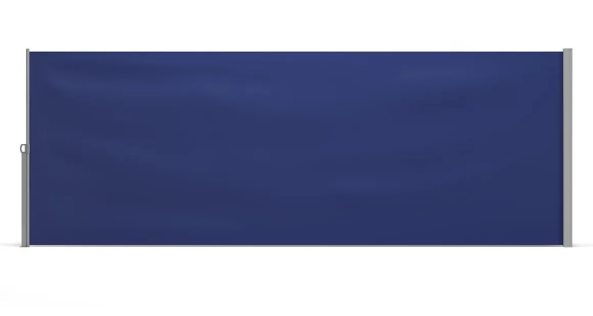 Seitenmarkise VIA 180 x 500 cm blau