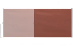 Seitenmarkise VIA 200 x 500 cm braun