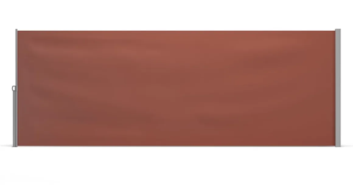 Seitenmarkise VIA 180 x 500 cm braun
