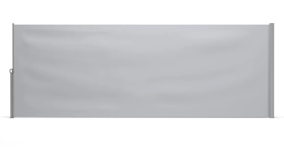 Seitenmarkise VIA 180 x 500 cm grau
