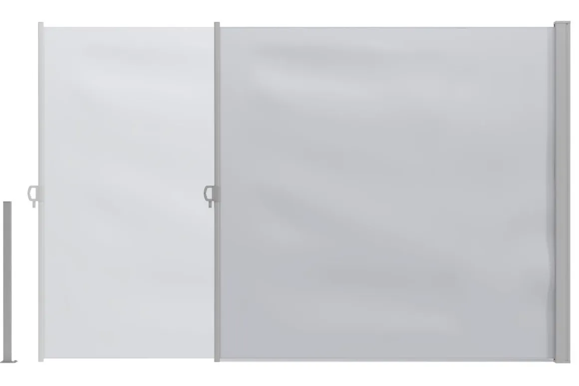 Seitenmarkise VIA 180 x 300 cm grau