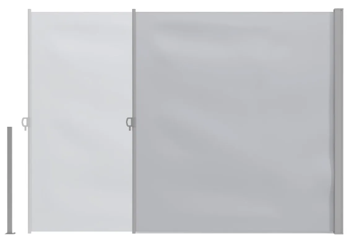 Seitenmarkise VIA 200 x 300 cm grau