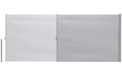 Seitenmarkise VIA 200 x 500 cm grau