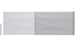 Seitenmarkise VIA 160 x 500 cm grau