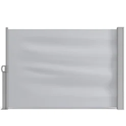 Seitenmarkise VIA 100 x 400 cm grau