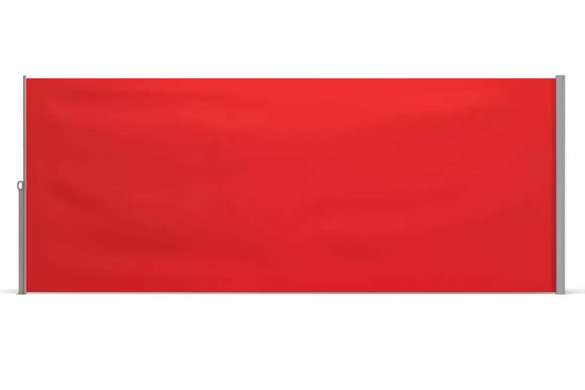 Seitenmarkise VIA 200 x 500 cm rot