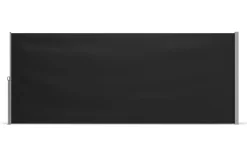Seitenmarkise VIA 200 x 500 cm schwarz