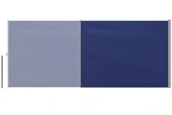 Seitenmarkise 200 x 500 cm blau