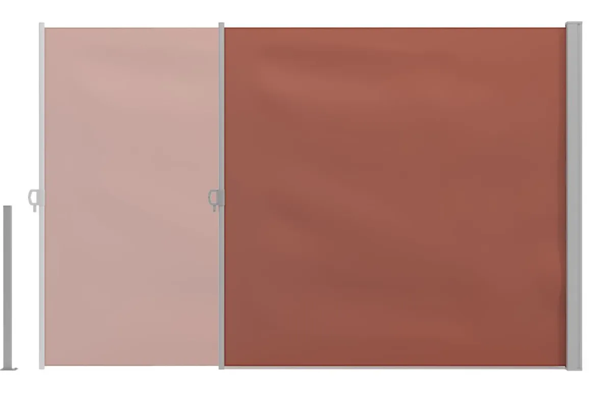 Seitenmarkise 180 x 300 cm braun