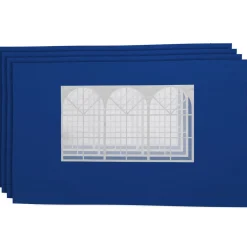Seitenwände für Faltpavillon MELODY blau 4 Stk.