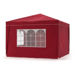 Seitenwände für Faltpavillon MELODY rot 4 Stk.