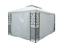 Seitenwände Gartenpavillon LAVEN 4 x 3 m beige