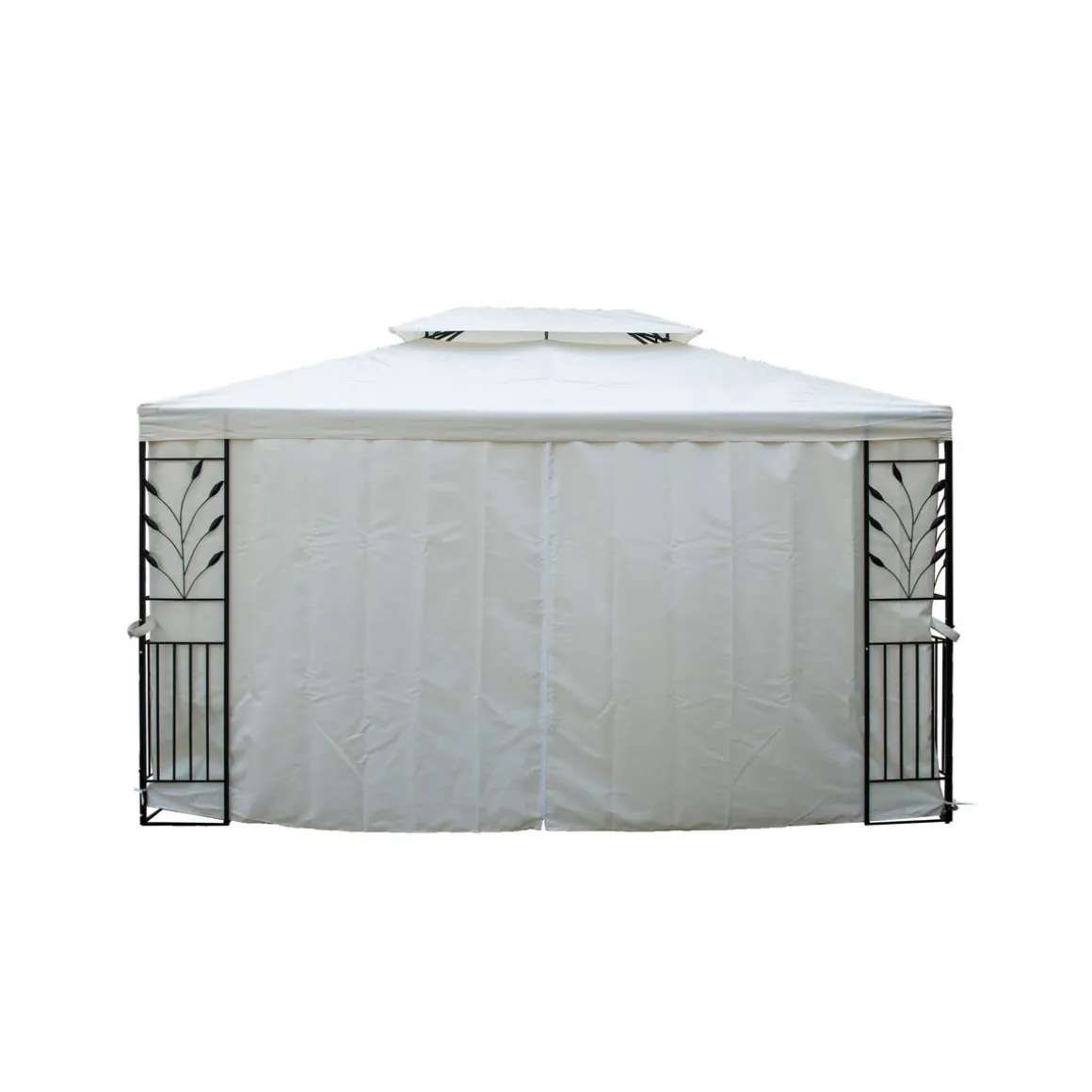 Seitenwände Gartenpavillon LAVEN 4 x 3 m beige