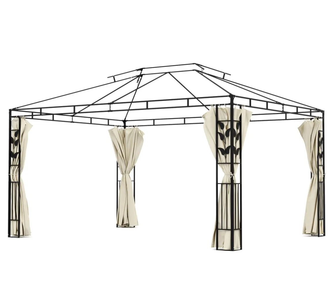Seitenwände Gartenpavillon ZEN beige
