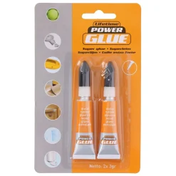 Sekundenkleber 2er Set orange