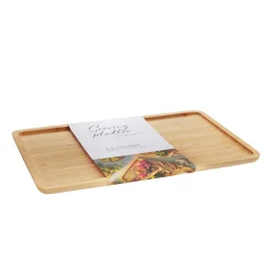Servierplatte Bambus 43 x 25 cm natur