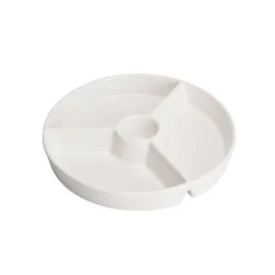 Servierschale Porzellan 25 cm weiss