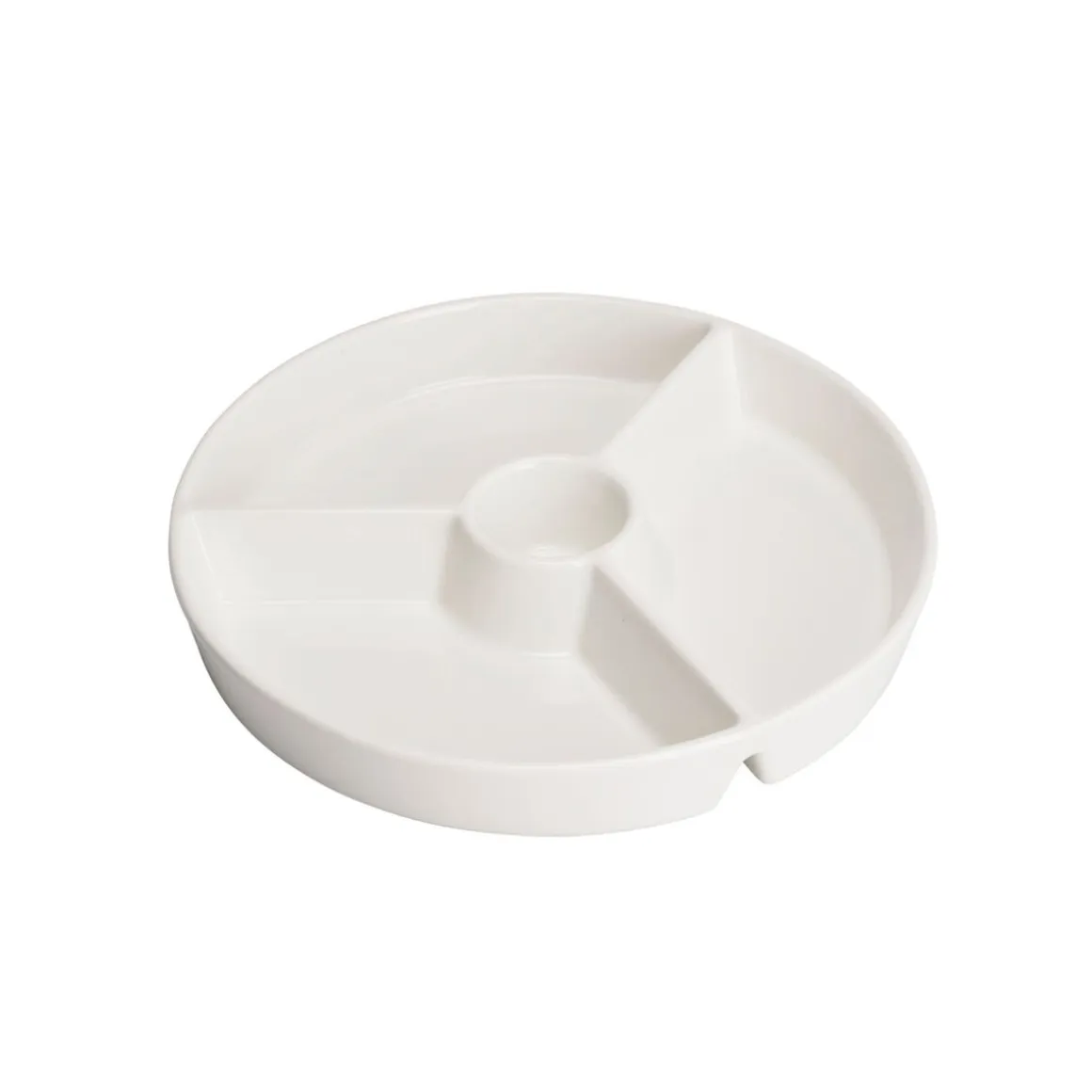 Servierschale Porzellan 25 cm weiss