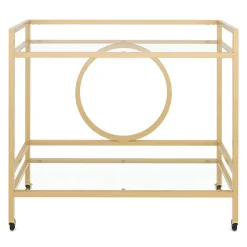 Servierwagen Glas TYRO gold